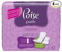 Poise® Pads Maximum Absorbency Extra Coverage - Jumbo Pack